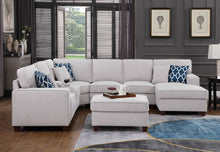 Load image into Gallery viewer, Tina - 8 Piece Upholstered Sectional With Ottoman
