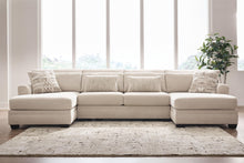 Load image into Gallery viewer, Mandi Point - 3-Piece Double Chaise Sleeper Sectional - Marble
