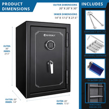 Load image into Gallery viewer, Fireproof Protection Safe Vault
