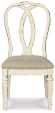 Load image into Gallery viewer, Realyn - Dining UPH Side Chair (Set of 2) - Ribbonback - Chipped White
