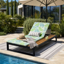 Load image into Gallery viewer, Chaise Lounge Set, 5 Position Adjustable, Flat Side Surface Storage
