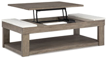 Load image into Gallery viewer, Loyaska - Lift Top Cocktail Table - Grayish Brown / White
