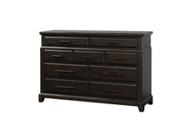 Load image into Gallery viewer, 9 Drawer Dresser - Mahogany

