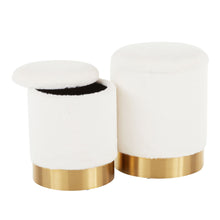 Load image into Gallery viewer, Marla - Contemporary Nesting Ottoman Set
