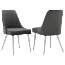 Load image into Gallery viewer, Side Chairs Upholstered With Tapered Legs (Set of 2)
