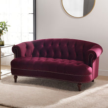 Load image into Gallery viewer, La Rosa - Victorian Chesterfield Loveseat
