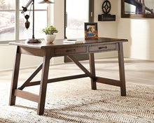 Load image into Gallery viewer, Baldridge - Home Office Large Leg Desk - Rustic Brown
