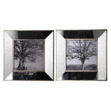Load image into Gallery viewer, Vintage Reflective Picture Frames (Set of 2) - Silver
