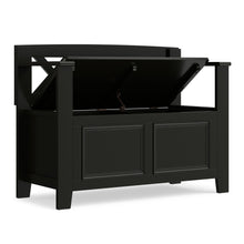 Load image into Gallery viewer, Amherst - Small Transitional Entryway Storage Bench
