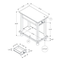 Load image into Gallery viewer, Accent End Table, Storage Drawer, Traditional - Espresso
