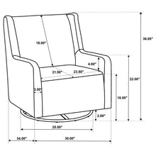 Load image into Gallery viewer, Omari - Swivel Glider Chair
