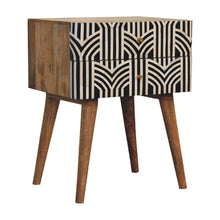 Load image into Gallery viewer, Edessa Bone Inlay Bedside
