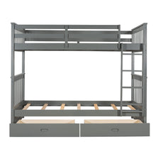 Load image into Gallery viewer, Bunk Bed With Ladders And 2 Storage Drawers
