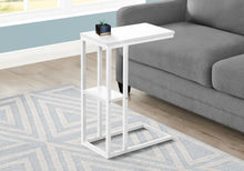 Load image into Gallery viewer, Accent Table, C - Shaped, Marble Look Contemporary &amp; Modern Convenient Design
