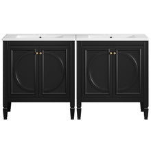 Load image into Gallery viewer, Bathroom Vanity With Sink With 2 Doors And Adjustable Shelf
