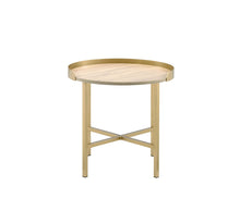 Load image into Gallery viewer, Mithea - End Table - Oak / Gold
