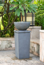 Load image into Gallery viewer, Zen Bowl Water Fountain, Outdoor Bird Feeder / Bath Fountains, Relaxing Water Feature For Garden
