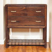 Load image into Gallery viewer, Regency - Woven 2 Drawer Nightstand - Brown

