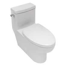 Load image into Gallery viewer, Modern Ceramic 1 Piece Toilet With Single Flush And Soft Closing Seat - White
