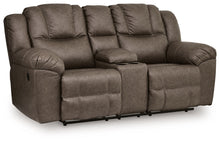Load image into Gallery viewer, Lowilla - Double Reclining Loveseat With Console - Driftwood
