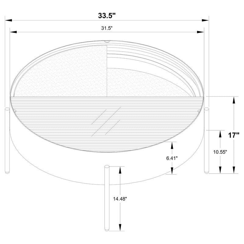 Rafael - Round Design Table