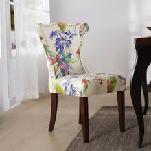 Load image into Gallery viewer, Paradise - Upholstered Accent Chair Printed On - Off-White Floral
