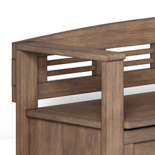 Load image into Gallery viewer, Adams - Entryway Storage Bench - Rustic Natural Aged Brown
