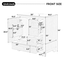 Load image into Gallery viewer, Freestanding Bathroom Vanity With Sink, Soft Close Doors &amp; Drawers, Ample Storage - Wood
