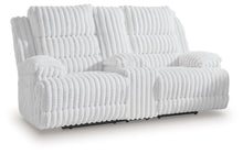 Load image into Gallery viewer, Rhines Falls - Double Reclining Power Loveseat With Console - Alloy
