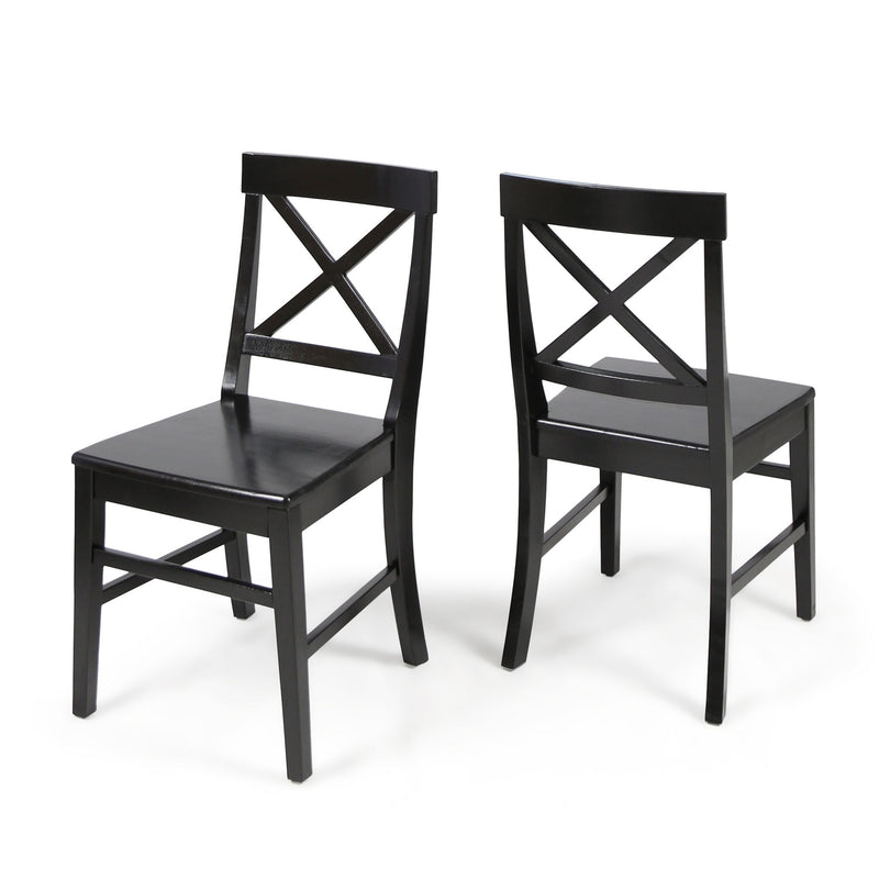 Plethora - Dining Chair With X Shaped Back (Set of 2)