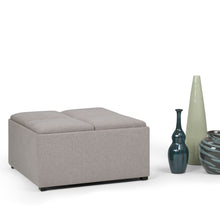Load image into Gallery viewer, Avalon - Square Coffee Table, Storage Ottoman
