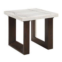 Load image into Gallery viewer, Edwyn - Natural Marble Top End Table
