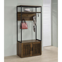 Load image into Gallery viewer, Flora - 2 Door Coat Rack Hall Tree Storage Bench And Multi Functional Storage - Natural
