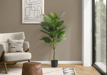 Load image into Gallery viewer, 54" Tall, Artificial Plant, Dieffenbachia Tree, Indoor, Faux, Fake, Floor, Greenery, Potted, Real Touch, Decorative - Green / Black

