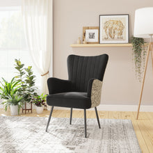 Load image into Gallery viewer, Accent Chair With Unique Print Fabric
