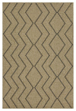 Load image into Gallery viewer, Earth - 5'3" X 7'3" Indoor, Outdoor Area Rug - Black, Natural
