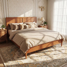 Load image into Gallery viewer, Classic Platform Bed Frame With Panel Headboard
