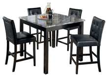 Load image into Gallery viewer, Maysville - Square Counter TBL Set (Set of 5) - Black
