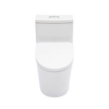 Load image into Gallery viewer, 1 Piece Toilet For Bathroom, Dual Flush 1.24 / 1.43 Gpf, Soft Closing Seat - White

