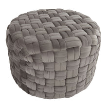 Load image into Gallery viewer, Braided - Versatile Round Ottoman
