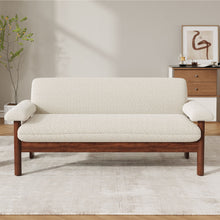 Load image into Gallery viewer, Loveseat Sofa 2 Seater Couch With Armrest Pillows

