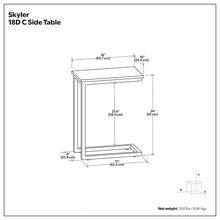 Load image into Gallery viewer, Skyler - Handcrafted C Side Table
