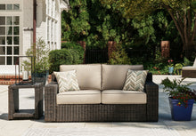 Load image into Gallery viewer, Coastline Bay - Loveseat W/Cushion - Brown
