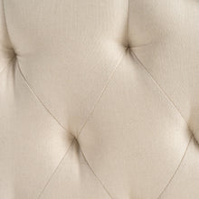 Load image into Gallery viewer, Queen &amp; Full Size Headboard With Diamond Tufting And Nailhead Trim - Beige
