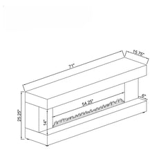 Load image into Gallery viewer, TV Stand Fireplace Console With Bluetooth Speaker

