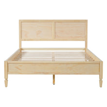 Load image into Gallery viewer, Classic Platform Bed Frame With Panel Headboard
