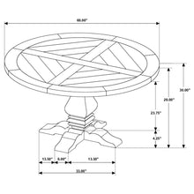 Load image into Gallery viewer, Allende - Round Dining Pedestal Table With Carved Base - Black

