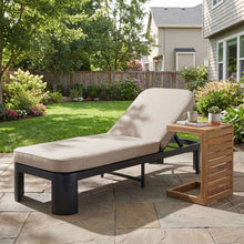 Load image into Gallery viewer, Outdoor Chaise Lounge Set With Side Table, 5 Position Adjustable Patio Recliner
