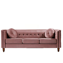 Load image into Gallery viewer, Chesterfield Sofa With Square Arms For Living Room
