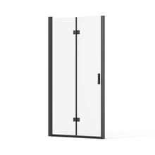 Load image into Gallery viewer, Bifold Frameless Glass Shower Door With Pivot Swing Panel, Tempered Clear Glass
